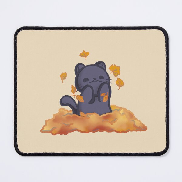 Item preview, Autumn Vibes: Fall Leaves Kitty designed and sold by Airi Creative.