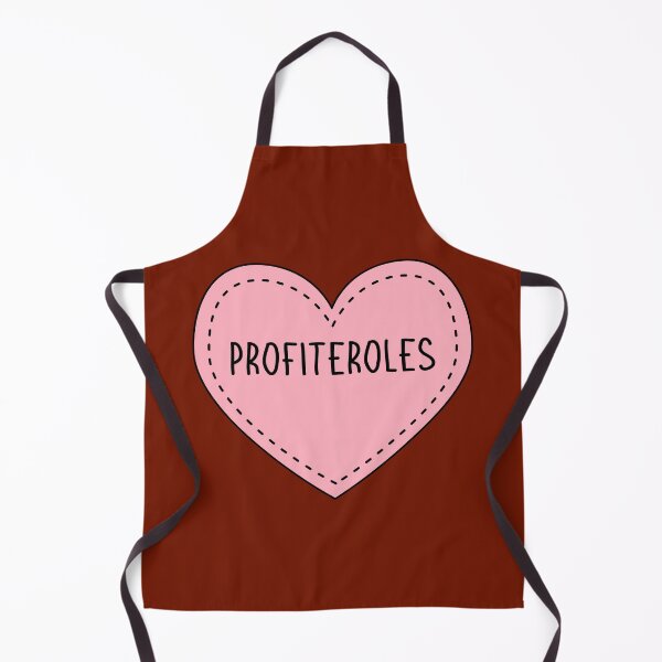 Item preview, Profiteroles Cream Puffs Cute Pink Heart Stitches designed and sold by cashewdays.