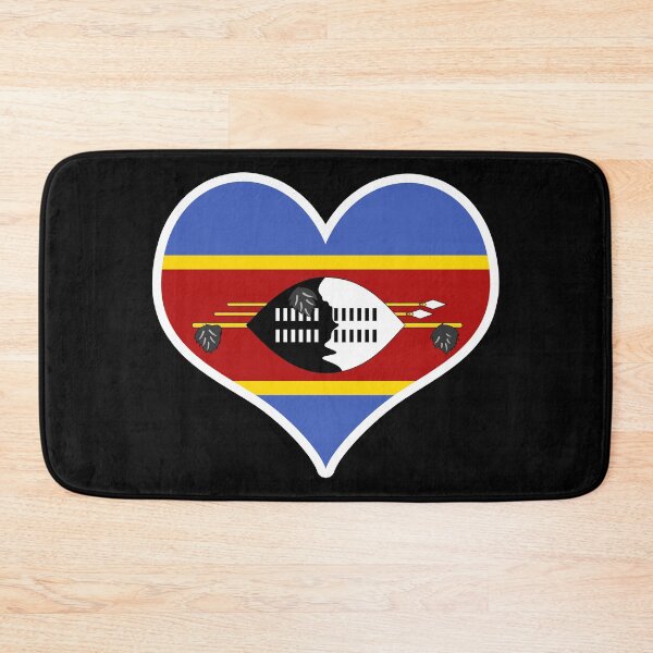 Item preview, Eswatini Flag Heart designed and sold by PKHalford.