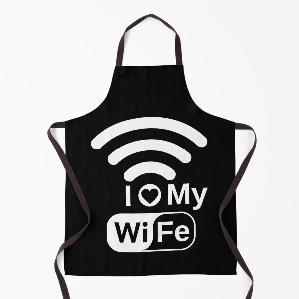 Item preview, I Love My Wife Funny I Love My WiFi Wireless Connection designed and sold by S-JDesigns.