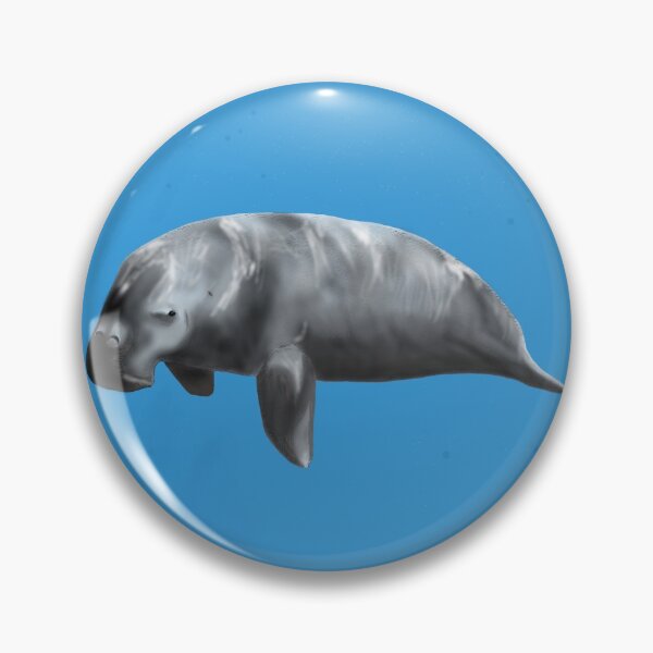 Item preview, Floating dugong digital art designed and sold by Aryaqua.
