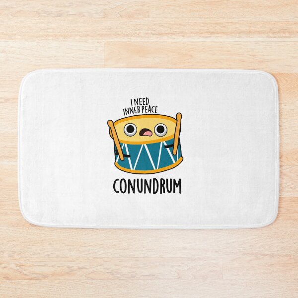 Item preview, Conundrum Funny Drummer Drum Puns  designed and sold by punnybone.