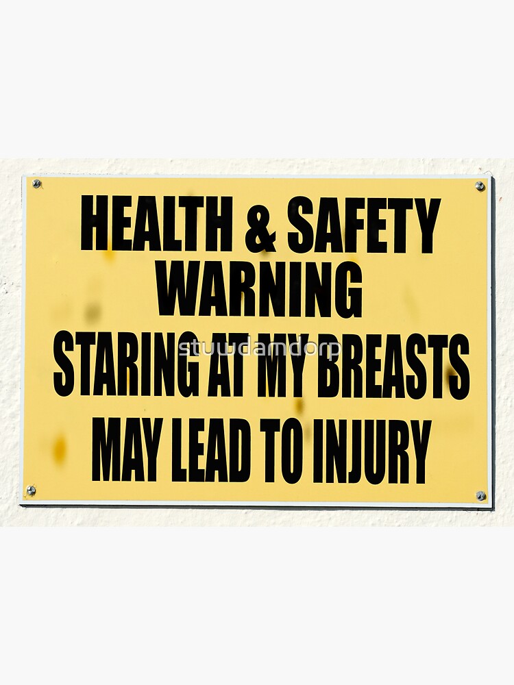 Hot Warning Sign Sticker