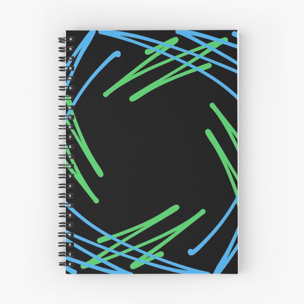 Item preview, Blue Green Hand Drawn Zig Zag Square Abstract designed and sold by that5280lady.