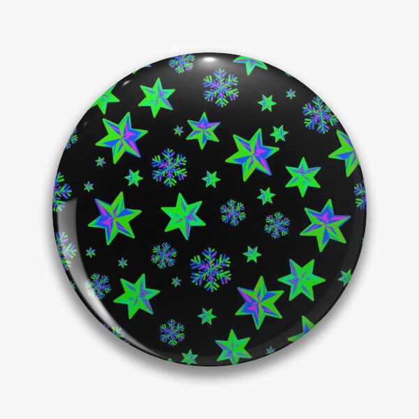 Item preview, Stars & Snowflakes IRIDESCENT Pattern: Green/Blue/Pink designed and sold by PawsitiveMum.