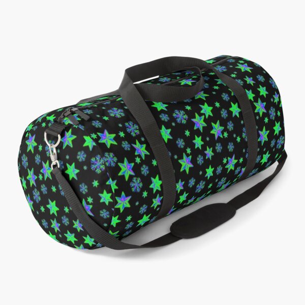 Item preview, Stars & Snowflakes IRIDESCENT Pattern: Green/Blue/Pink designed and sold by PawsitiveMum.
