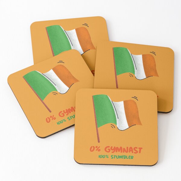 Item preview, 0% Gymnast 100% Stumbler orange designed and sold by AndPeace702.