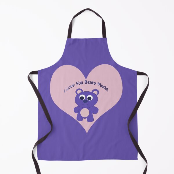 Item preview, I Love You Beary Much! Purple Bear designed and sold by Hedgie Designs.
