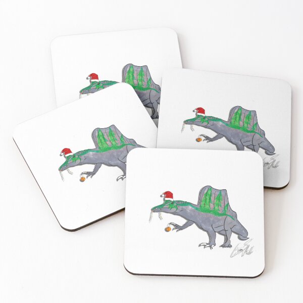 Item preview, Eggnog the Christmas Spinosaurus  designed and sold by Manalopangaea.