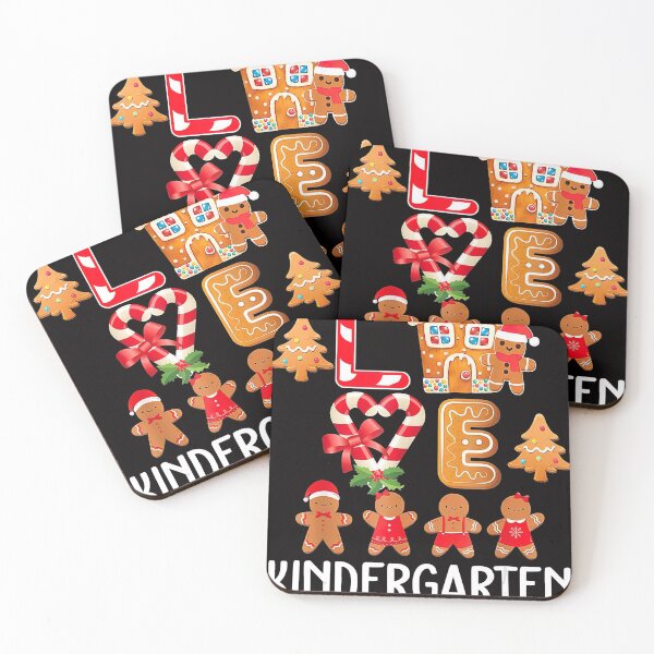 Item preview, Love Kindergarten Teacher Gingerbread Christmas designed and sold by BrandyBare.