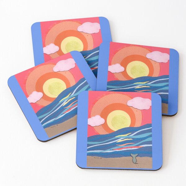 Item preview, Abstract Sunset with Eva designed and sold by Mahli's  Artful Whimsy.