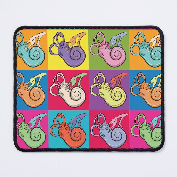 Item preview, Inner Ear Anatomy Colorful Illustration (NoLabels) designed and sold by StacyAnnDesigns.