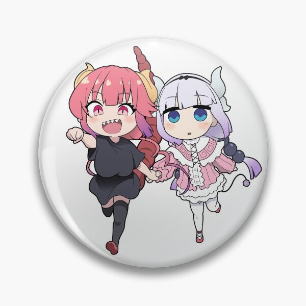 Item preview, Dragon Maid Ilulu and Kanna Chibi designed and sold by ChibiCheems.