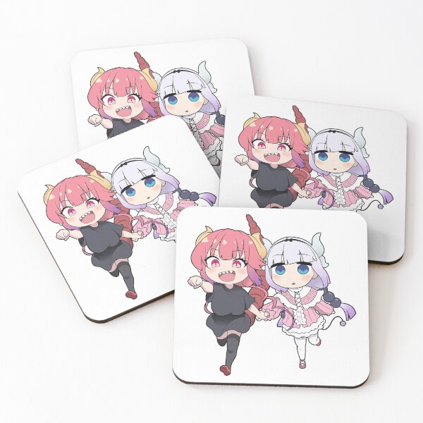 Item preview, Dragon Maid Ilulu and Kanna Chibi designed and sold by ChibiCheems.