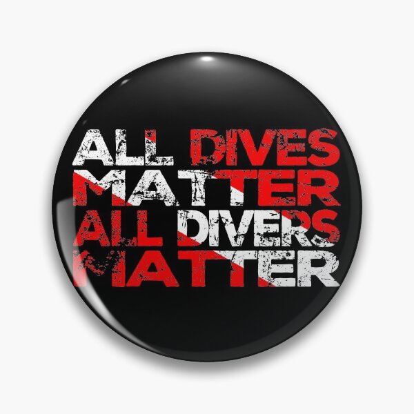 Item preview, All Dives Matter All Divers Matter designed and sold by StudioAquaLumos.