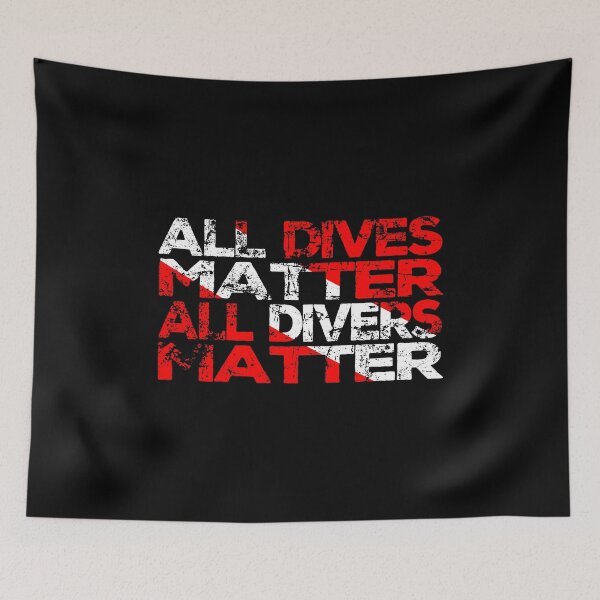 Item preview, All Dives Matter All Divers Matter designed and sold by StudioAquaLumos.