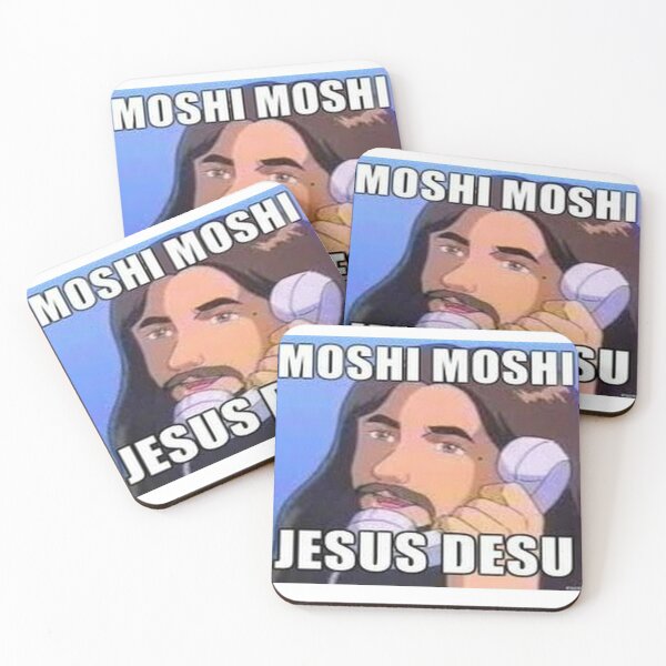 Item preview, Moshi Moshi Jesus Desu designed and sold by IHolyBreadI.