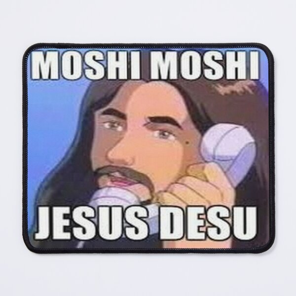 Item preview, Moshi Moshi Jesus Desu designed and sold by IHolyBreadI.