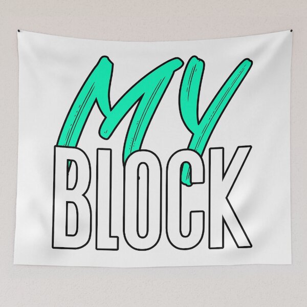 Item preview, My Block - Teal -  designed and sold by onjcdesign.