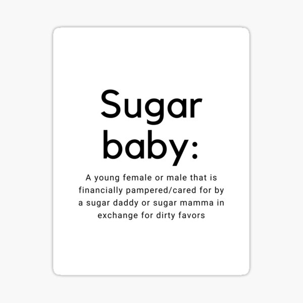 sugar-baby-definition-sticker-by-nincola243-redbubble