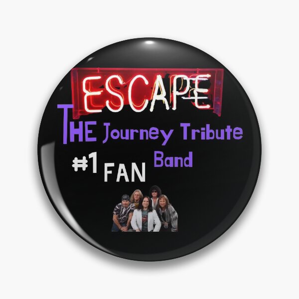 Item preview, Escape The Journey Tribute Band Button Pins & Stickers designed and sold by concettaellis.