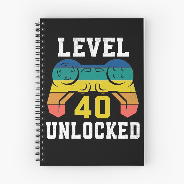 Item preview, Level 40 Unlocked, 40th Gamer Birthday Distressed designed and sold by Fabvity.