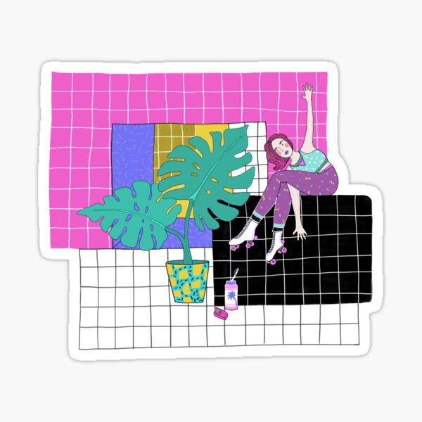Weird posing after skating 101 Sticker