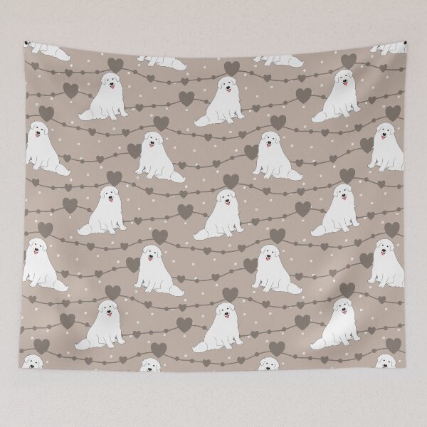 Item preview, Love White Great Pyrenees Dog designed and sold by Lulupainting.