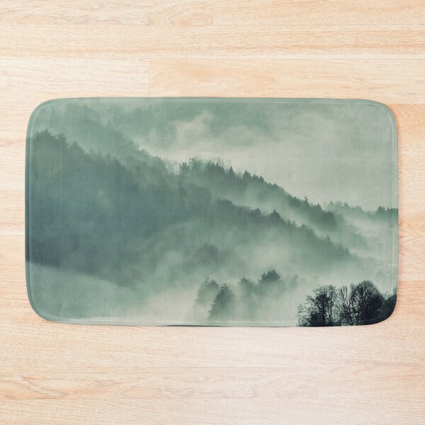 Item preview, Misty Winter Pine Forest Landscape designed and sold by Simi2020.