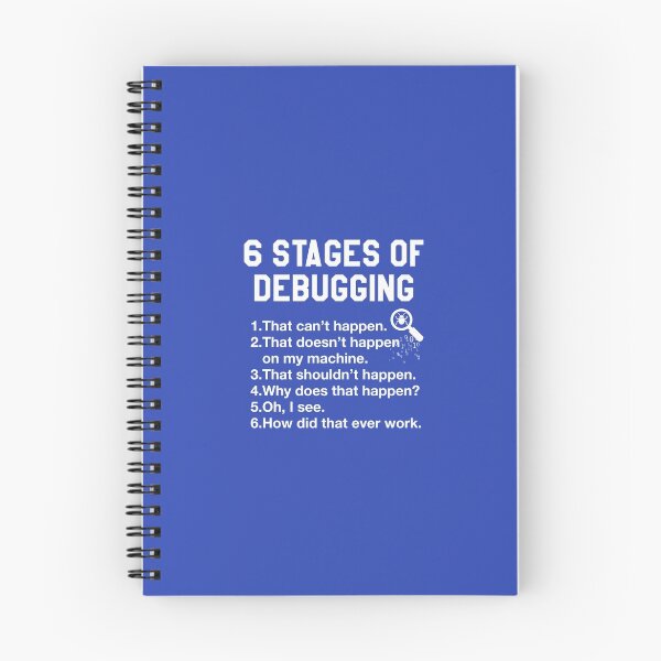 Item preview, 6 Six Stages Of Debugging designed and sold by AlwaysAwesome.