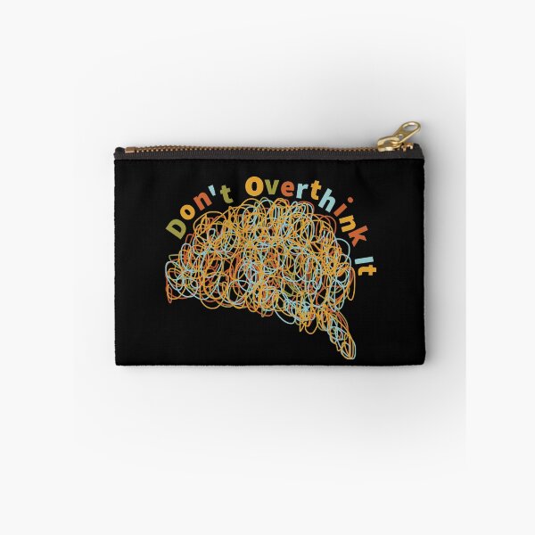 Item preview, Don't Overthink It Scribble Brain ADHD Neurodivergent designed and sold by Dolphin Graphic.