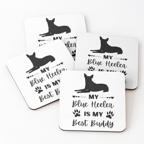 Item preview, My Blue Heeler Is My Best Buddy | Blue Heeler Gift | Cattle Dog Gift designed and sold by Presto Prints Design.