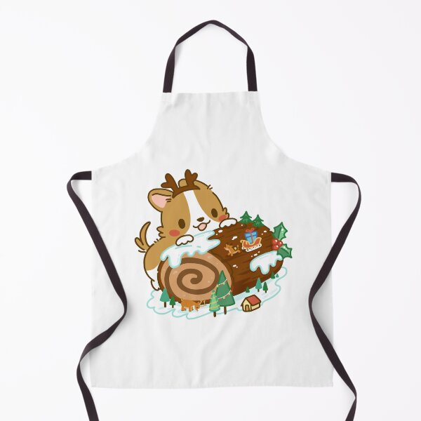 Item preview, Lazy Corgi - Christmas Cake with Reindeer (White) designed and sold by LazyCorgiHK.