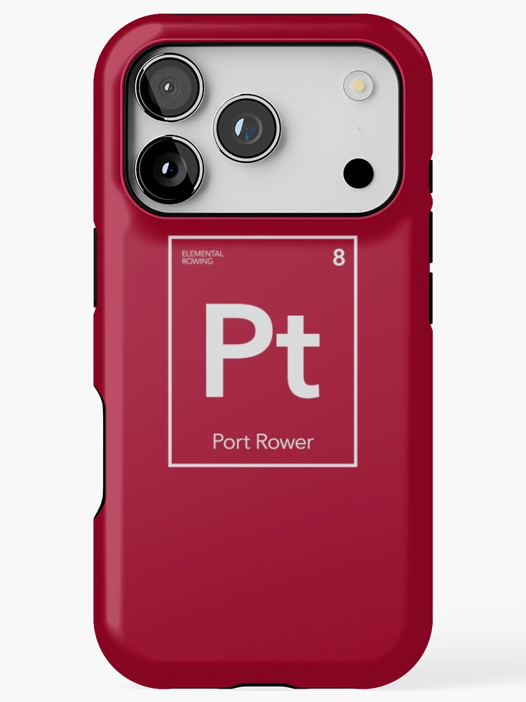 Thumbnail 1 of 4, iPhone Case, Elemental Rowing - Port Rower designed and sold by WorkingWalrus.