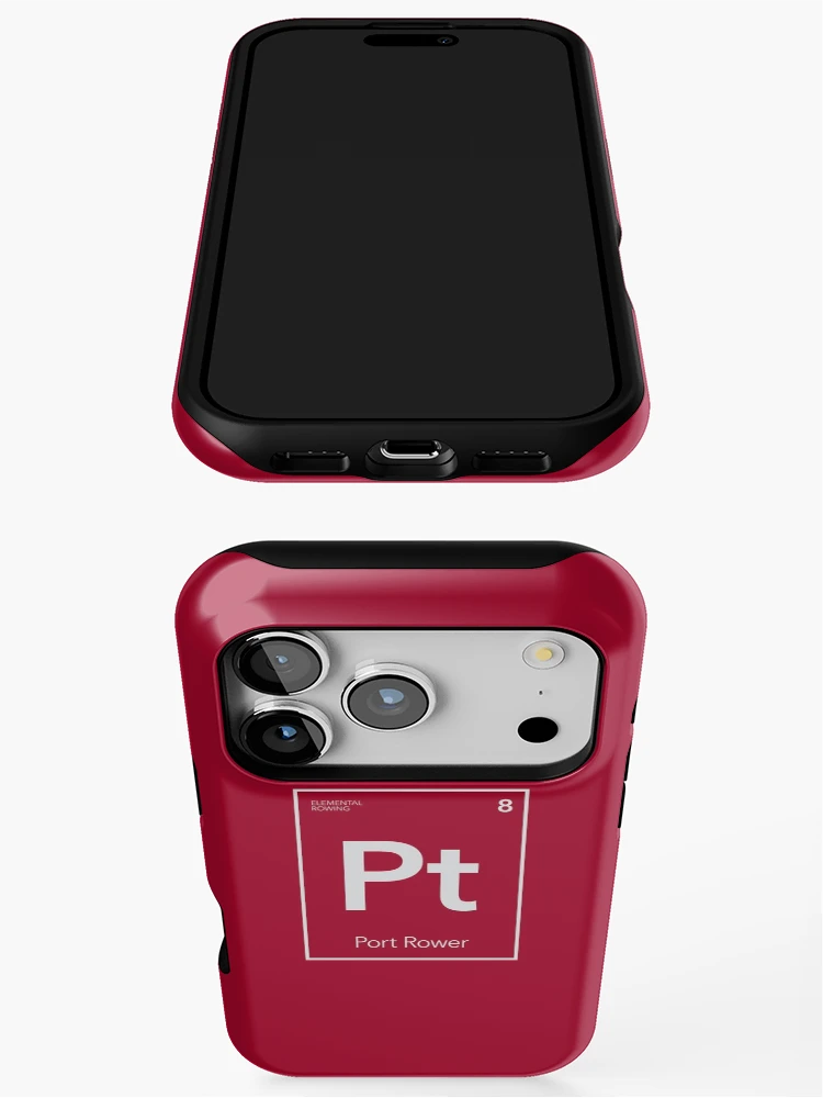 Thumbnail 3 of 4, iPhone Case, Elemental Rowing - Port Rower designed and sold by WorkingWalrus.
