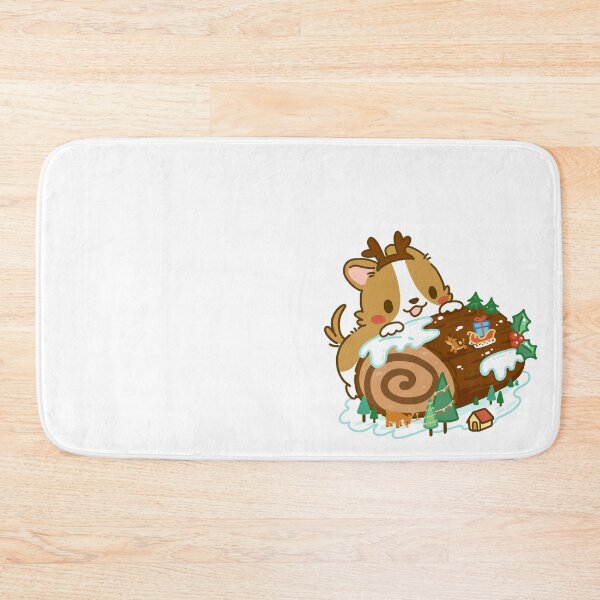 Item preview, Lazy Corgi - Christmas Cake with Reindeer (White) designed and sold by LazyCorgiHK.
