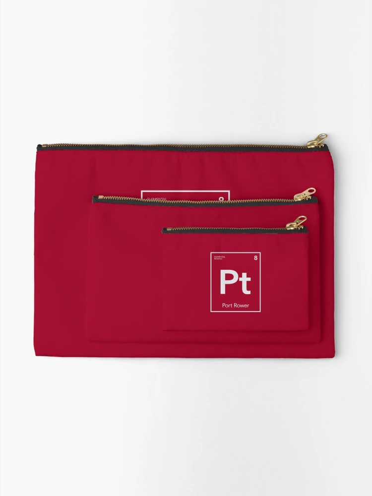 Thumbnail 2 of 4, Zipper Pouch, Elemental Rowing - Port Rower designed and sold by WorkingWalrus.
