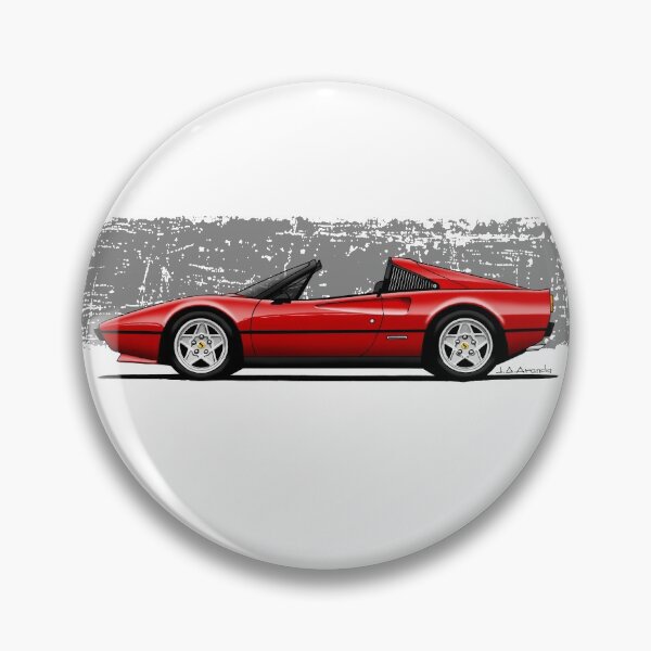 Item preview, My drawing of the red Maranello Italian classic sports car designed and sold by designjaag.