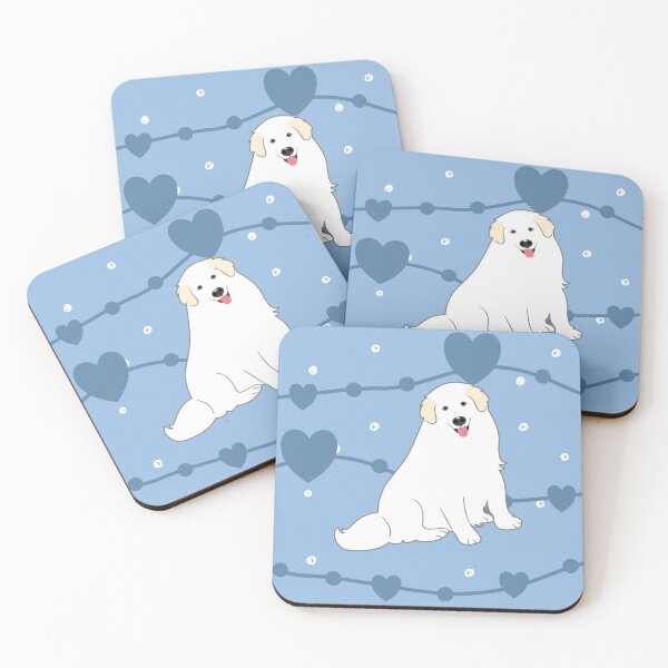 Item preview, Love White Cream Great Pyrenees Dog designed and sold by Lulupainting.