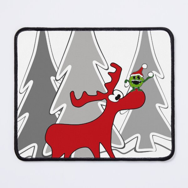 Item preview, Moose vers virus at Christmas designed and sold by BernhArt.