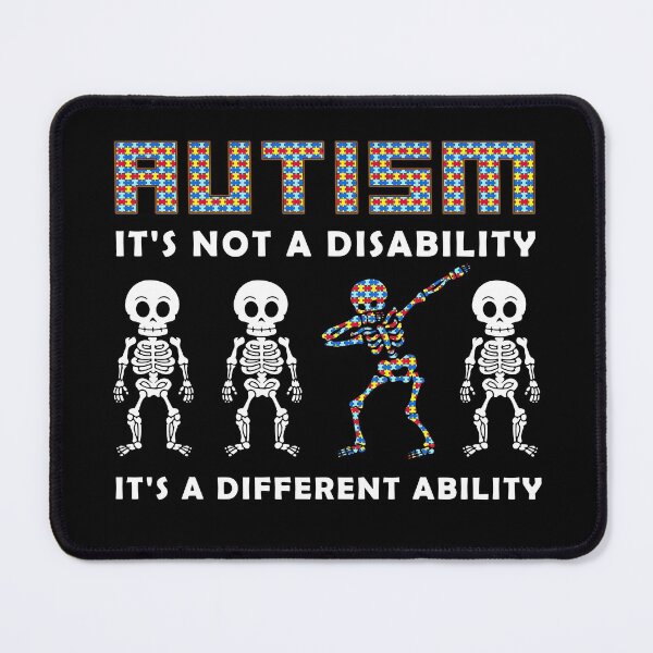 Item preview, Autism It's not a Disability It's a Different Ability Boys Girls Kids Moms Dads designed and sold by Dolphin Graphic.