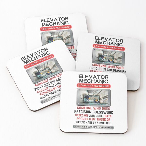 Item preview, Awesome Elevator Mechanic Who Does Precision Guesswork designed and sold by triclownmerch.