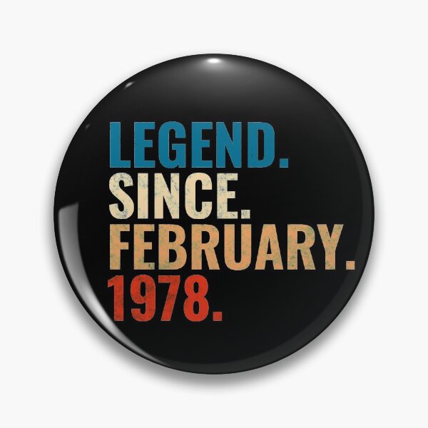 Item preview, Legend Since February 1978 Retro Vintage designed and sold by Teelogic.