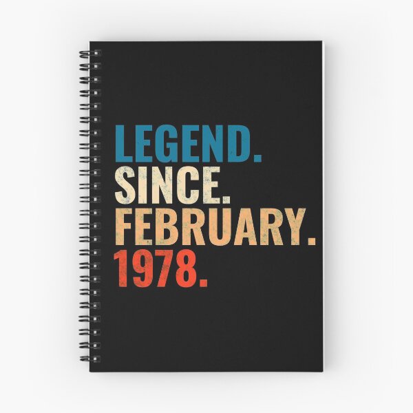 Item preview, Legend Since February 1978 Retro Vintage designed and sold by Teelogic.