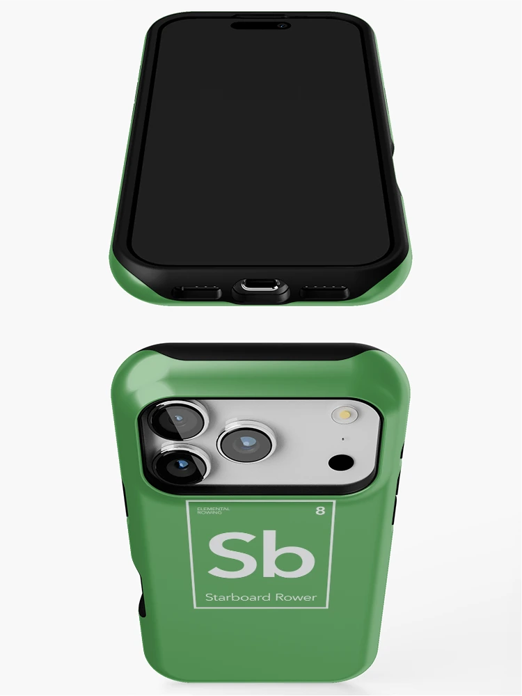 Thumbnail 3 of 4, iPhone Case, Elemental Rowing - Starboard Rower designed and sold by WorkingWalrus.