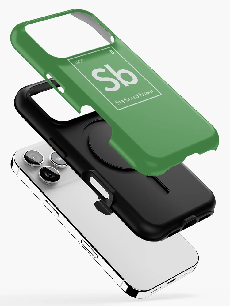 Thumbnail 2 of 4, iPhone Case, Elemental Rowing - Starboard Rower designed and sold by WorkingWalrus.