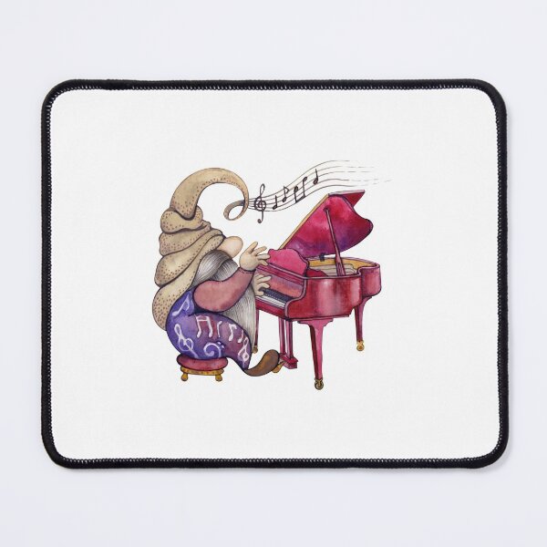 Item preview, Piano Playing Gnome-gift idea for music teachers designed and sold by BRtisticDesigns.