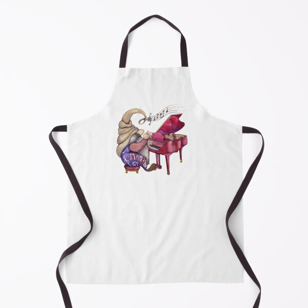 Item preview, Piano Playing Gnome-gift idea for music teachers designed and sold by BRtisticDesigns.
