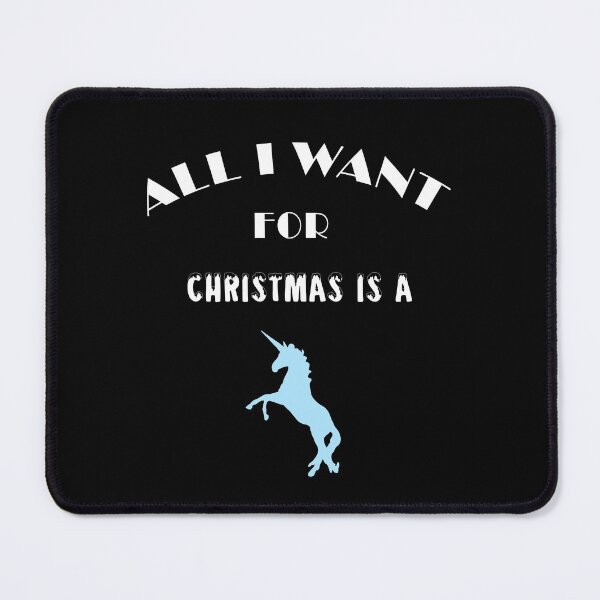 Item preview, All I Want For Christmas Is A Unicorn designed and sold by Ruwans.