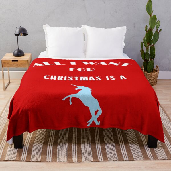 Item preview, All I Want For Christmas Is A Unicorn designed and sold by Ruwans.